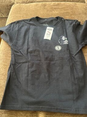 Vans Black Short Sleeve Tee with Small Graphic